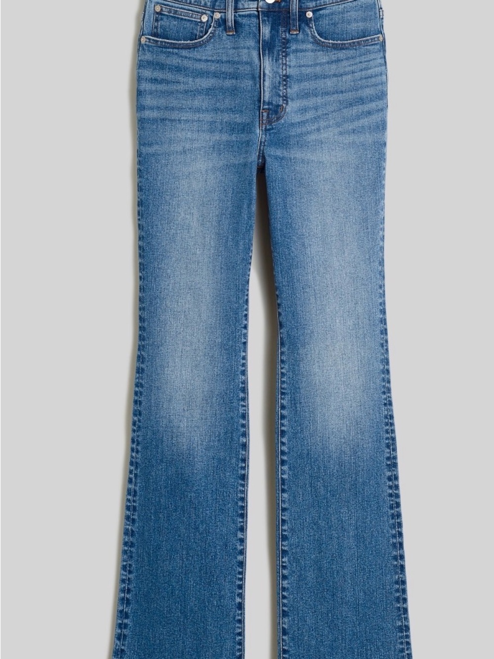 Madewell Medium Wash Blue High-Rise Flare Jeans